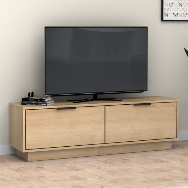 Έπιπλο τηλεόρασης Lisa Megapap χρώμα φυσικό οξιάς 140x35x43cm. GP028-0103,2